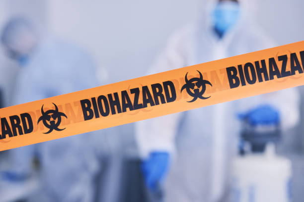 Professional Biohazard Cleanup technician working in Englishtown, NJ
